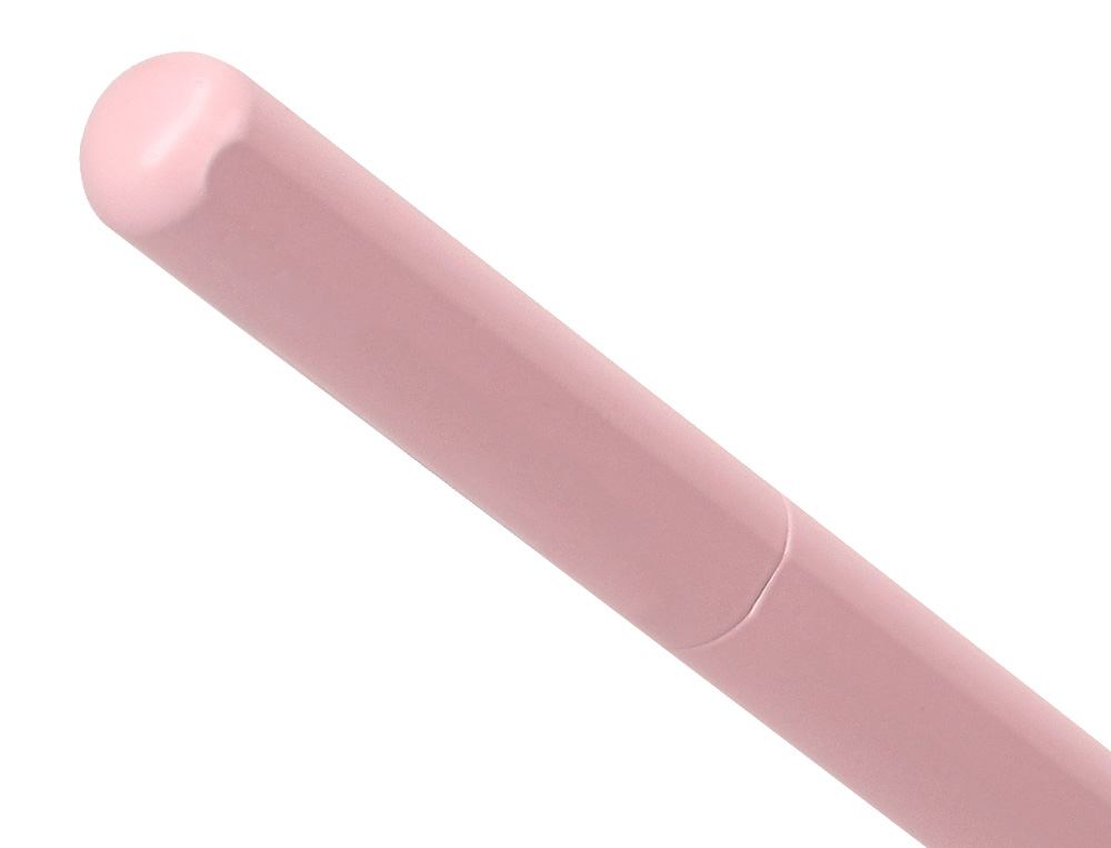 PLUMA Y FUNDA DE SIMILPIEL BELIUS SPACE B COLOR MINIMALISTA ROSA TINTA AZUL CAJA DE DISEÑO