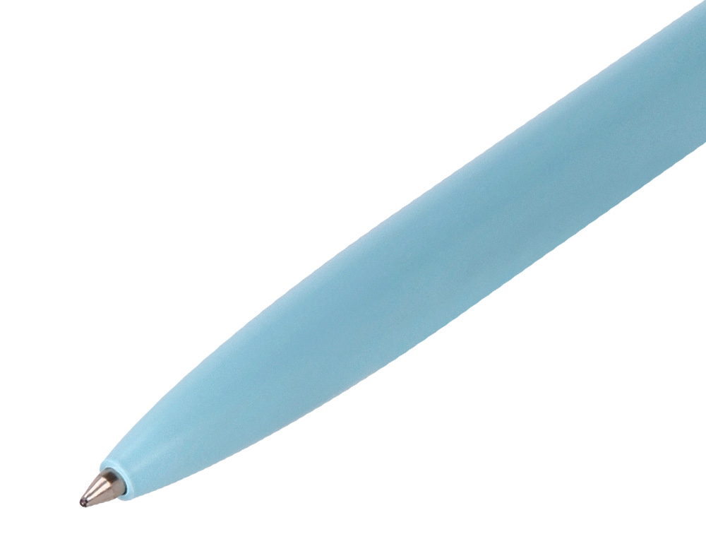 BOLIGRAFO BELIUS ROCKET B ALUMINIO COLOR MINIMALISTA AZUL TINTA AZUL CAJA CILINDRICA