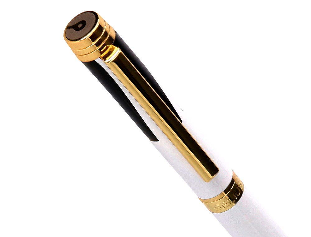 ROLLER BELIUS DUALITA CUERPO BLANCO COLOR NEGRO TINTA NEGRA CAJA DE DISEÑO