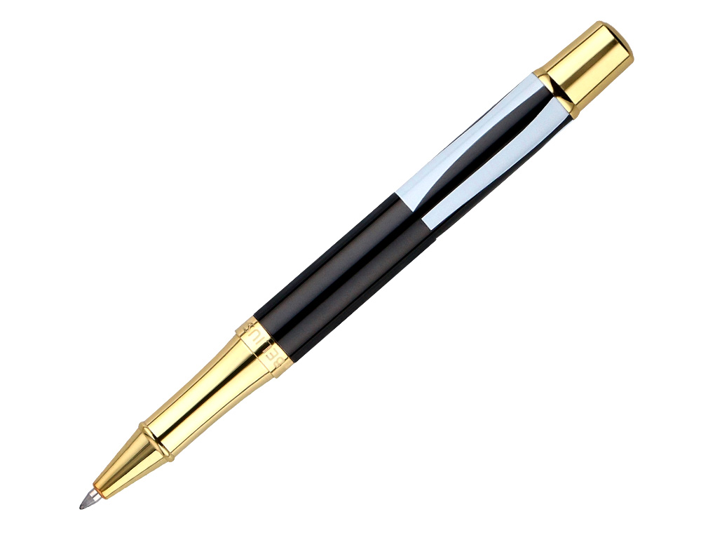 ROLLER BELIUS DUALITA CUERPO BLANCO COLOR NEGRO TINTA NEGRA CAJA DE DISEO