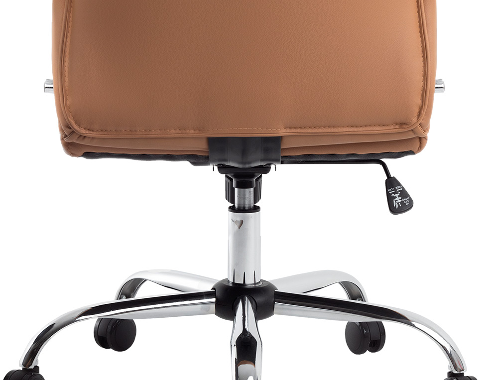 SILLA Q-CONNECT DIRECCION MODE NA SIMIL PIEL BASE METALICA ALT MAX 1220 ANC 510 PROF 490 MM RUEDAS PREMIUM COLOR CREMA