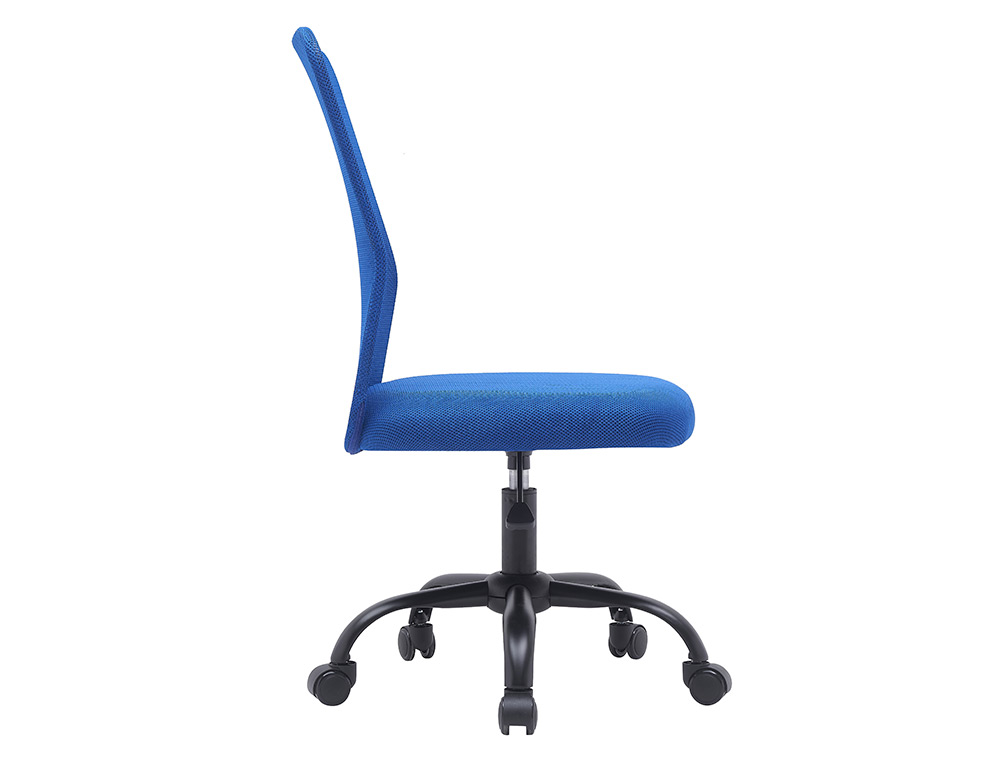 SILLA Q-CONNECT OFICINA PARMA MALLA SIN REPOSABRAZOS ALT MAX 990 ANC 480 PROF 590 COLOR AZUL