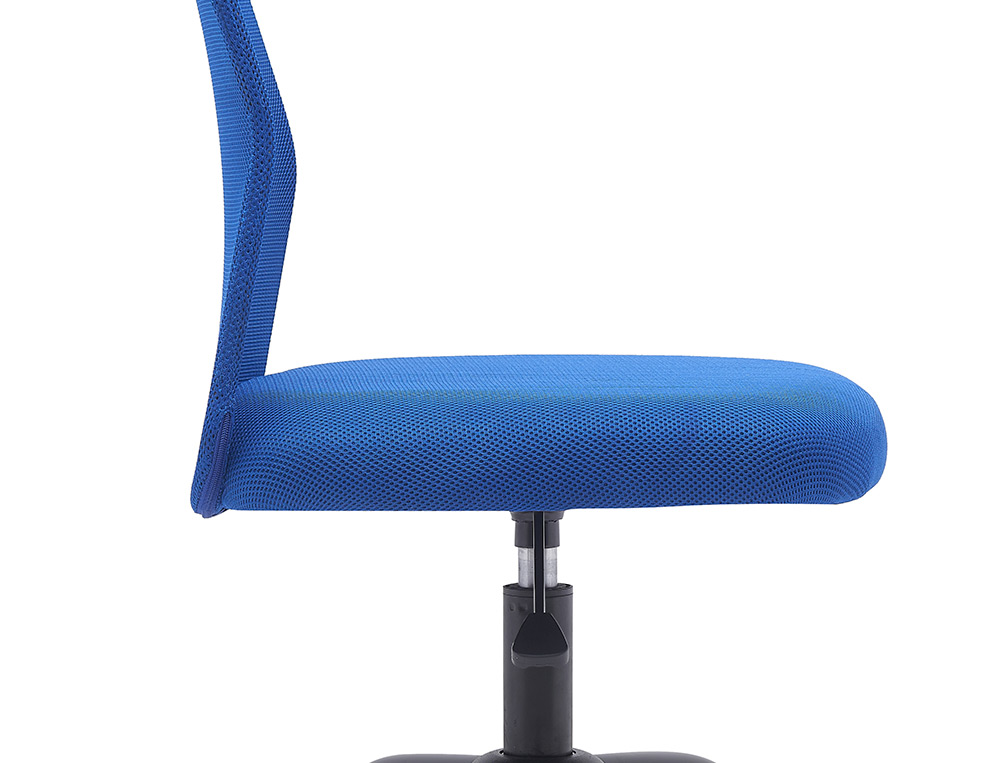 SILLA Q-CONNECT OFICINA PARMA MALLA SIN REPOSABRAZOS ALT MAX 990 ANC 480 PROF 590 COLOR AZUL