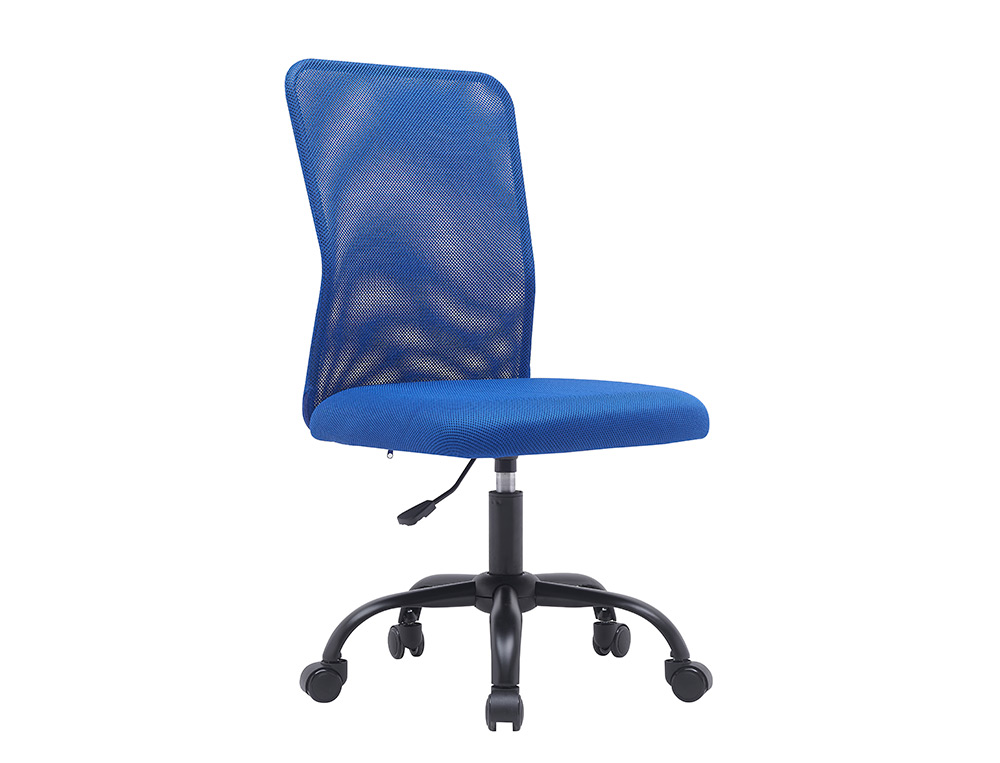 SILLA Q-CONNECT OFICINA PARMA MALLA SIN REPOSABRAZOS ALT MAX 990 ANC 480 PROF 590 COLOR AZUL