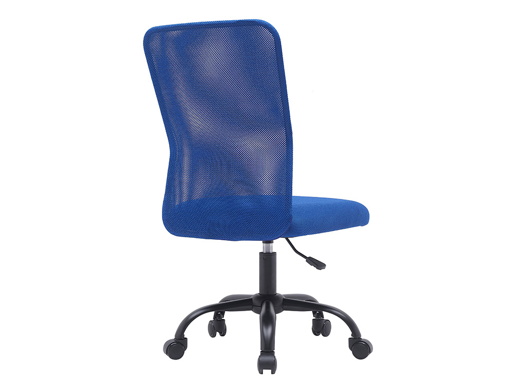 SILLA Q-CONNECT OFICINA PARMA MALLA SIN REPOSABRAZOS ALT MAX 990 ANC 480 PROF 590 COLOR AZUL