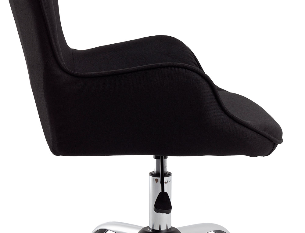 SILLA Q-CONNECT ESCRITORIO MES SINA BASE METALICA ALT MAX 960 ANC 570 PROF 620 RUEDAS PREMIUM COLOR NEGRO