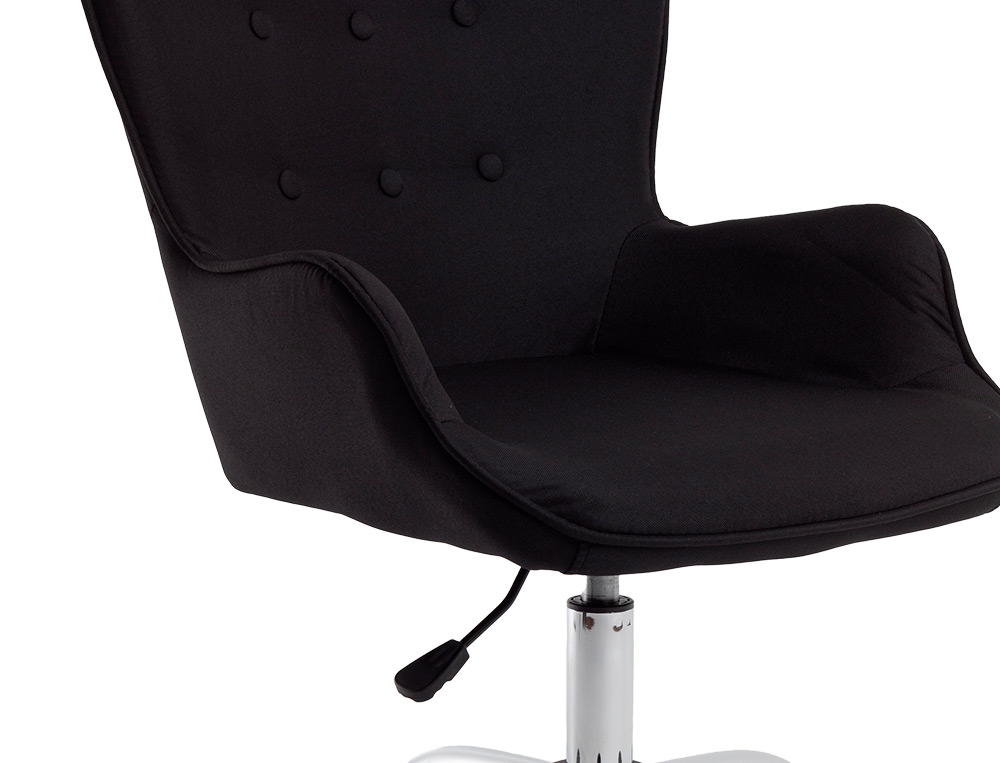 SILLA Q-CONNECT ESCRITORIO MES SINA BASE METALICA ALT MAX 960 ANC 570 PROF 620 RUEDAS PREMIUM COLOR NEGRO
