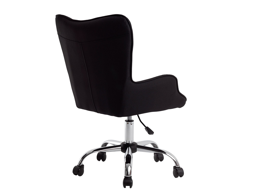 SILLA Q-CONNECT ESCRITORIO MES SINA BASE METALICA ALT MAX 960 ANC 570 PROF 620 RUEDAS PREMIUM COLOR NEGRO
