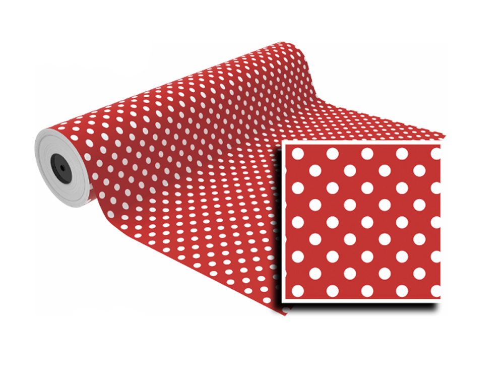 PAPEL DE REGALO BASIKA LN1501-AI BOBINA ANCHO 62 CM LONGITUD 85 M PESO 4 KG GRAMAJE 60 GR