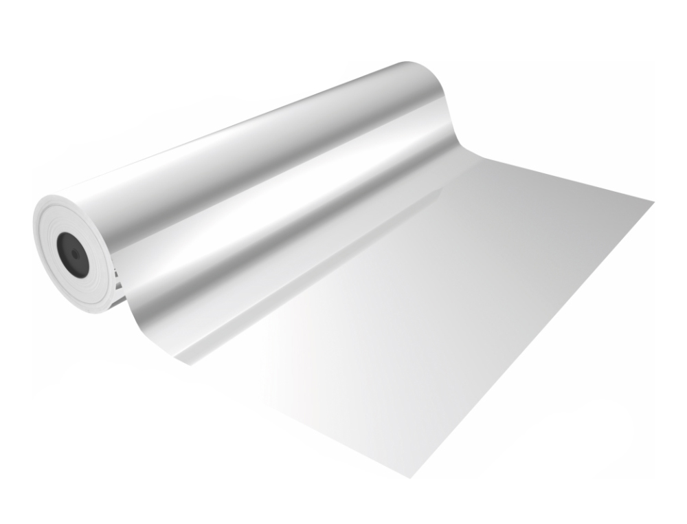 PAPEL DE REGALO BASIKA POLIPROPILENO TRANSPARENTE BOBINA ANCHO 70 CM LONGITUD 50 MT