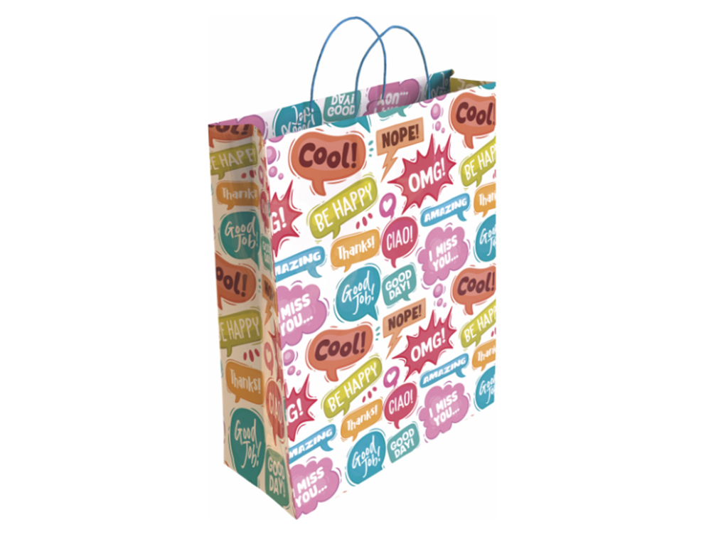 BOLSA PARA REGALO BASIKA TA2301 S 24+10X32 CM