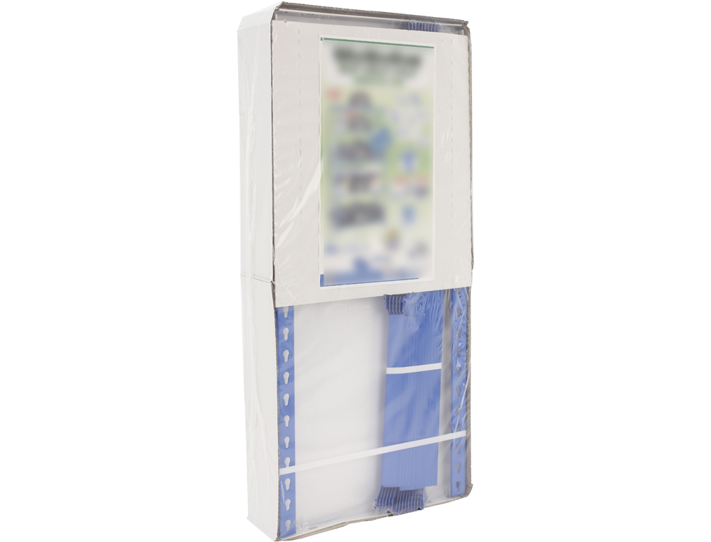 ESTANTERIA METALICA SIMONRACK KIT SIMONCLICK MINI 5/400 COLOR AZUL/BLANCO 5 ESTANTES 180 KG POR ESTANTE 180X80X40CM