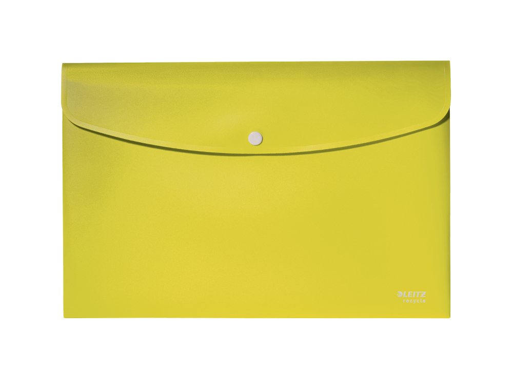 CARPETA LEITZ RECYCLE PORTADOCUMENTOS BROCHE DIN A4 POLIPROPILENO AMARILLO