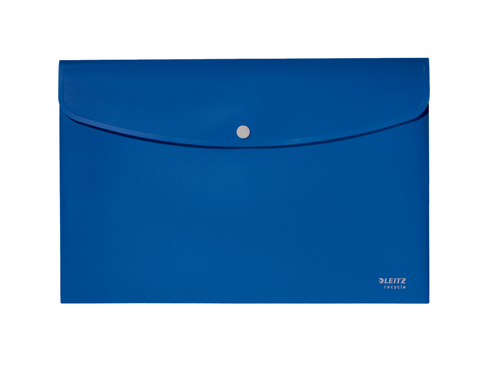 CARPETA LEITZ RECYCLE PORTADOCUMENTOS BROCHE DIN A4 POLIPROPILENO AZUL