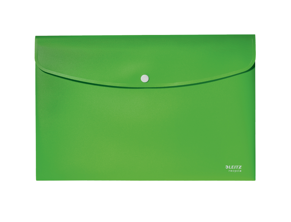 CARPETA LEITZ RECYCLE PORTADOCUMENTOS BROCHE DIN A4 POLIPROPILENO VERDE