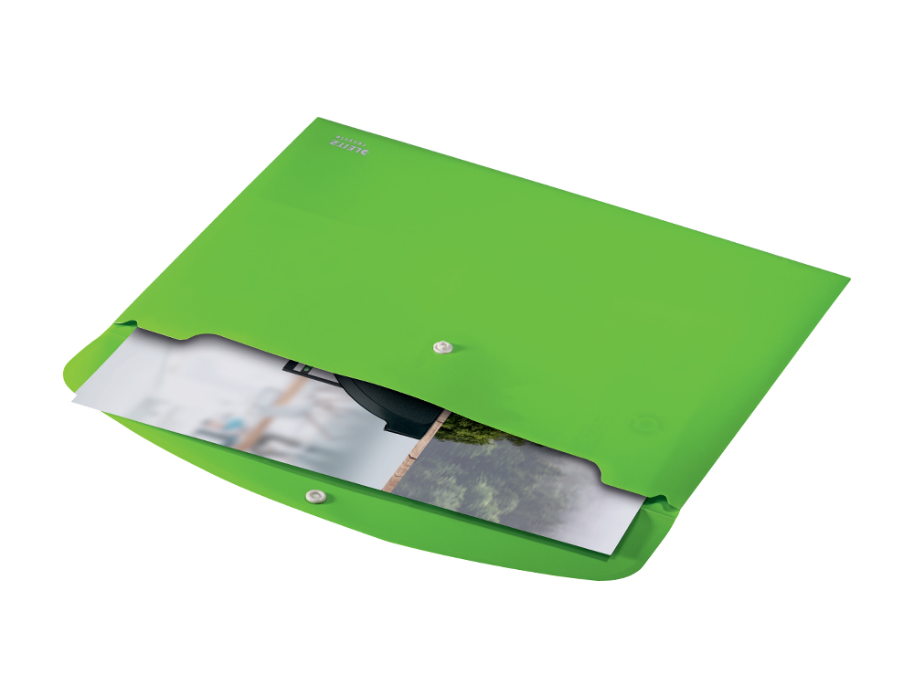 CARPETA LEITZ RECYCLE PORTADOCUMENTOS BROCHE DIN A4 POLIPROPILENO VERDE