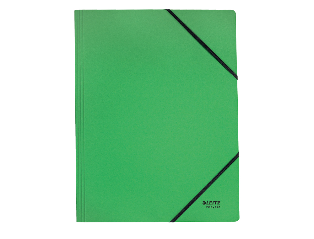 CARPETA LEITZ RECYCLE GOMAS DIN A4 CARTON RECICLABLE 100% VERDE