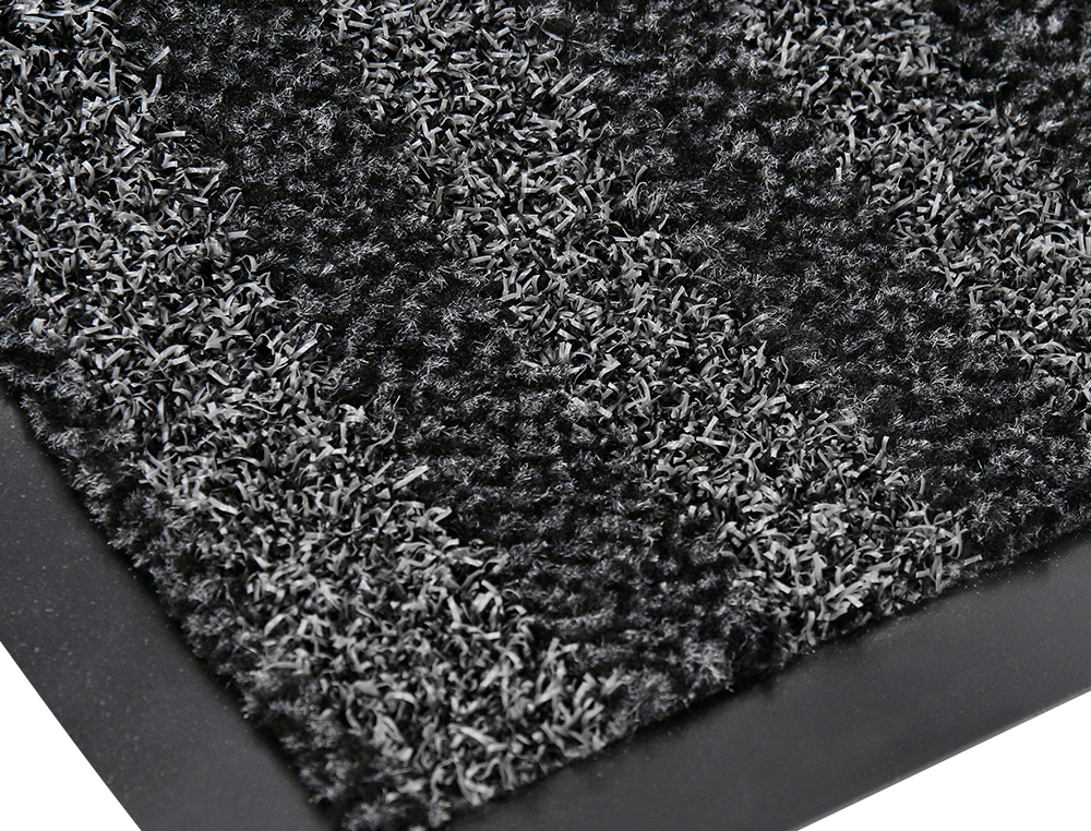 ALFOMBRA PARA SUELO Q-CONNECT PREMIUM PARA INTERIORES ANTIDESLIZANTE FIBRA POLIPROPILENO Y FIELTRO GRIS 60X40 CM