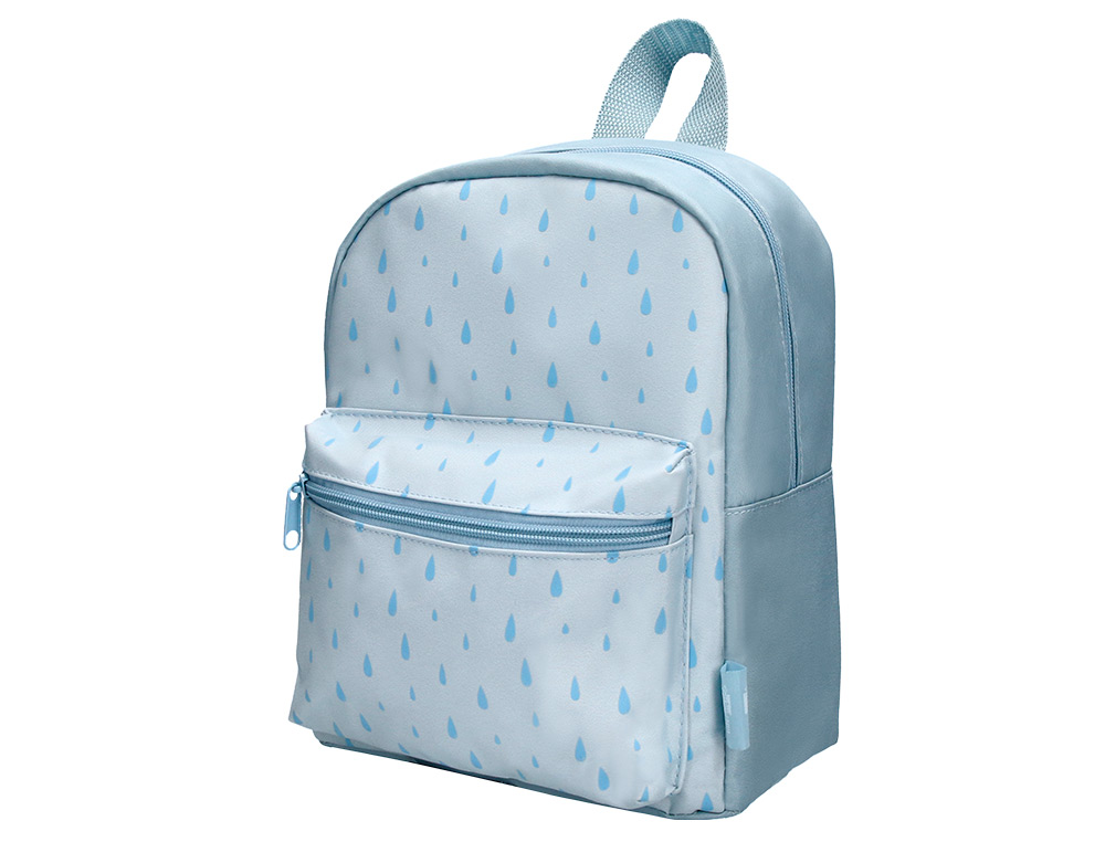 MOCHILA PREESCOLAR LIDERPAPEL KIDS AZUL 250X115X210 MM