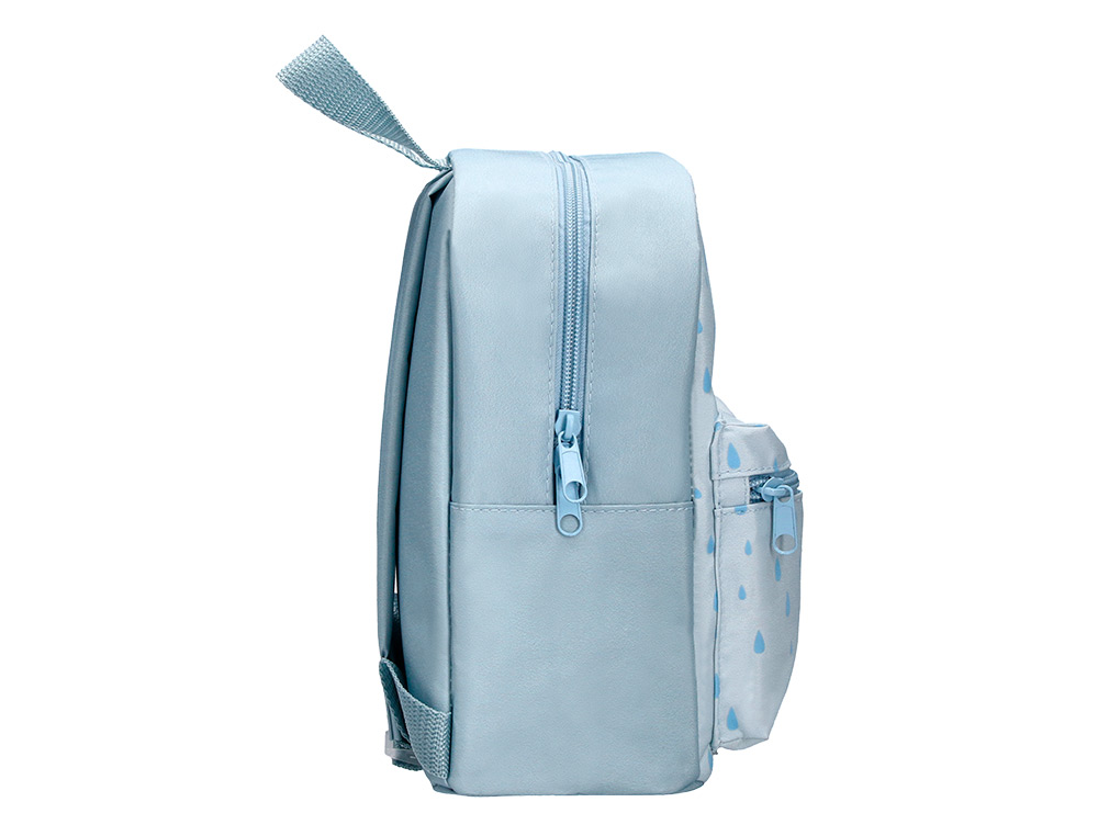 MOCHILA PREESCOLAR LIDERPAPEL KIDS AZUL 250X115X210 MM