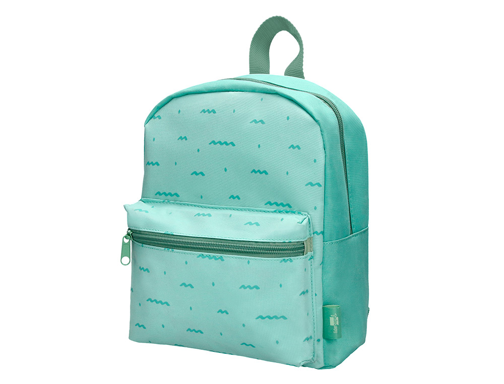 MOCHILA PREESCOLAR LIDERPAPEL KIDS VERDE 250X115X210 MM