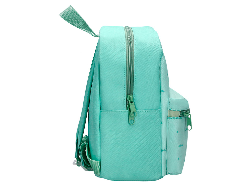 MOCHILA PREESCOLAR LIDERPAPEL KIDS VERDE 250X115X210 MM