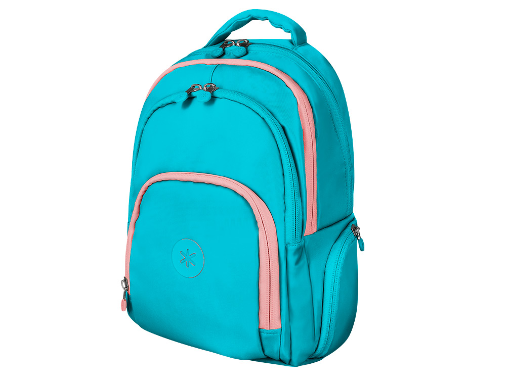 MOCHILA ANTARTIK FUSION FLEX MULTIBOLSILLO TURQUESA 19L 450X180X300 MM