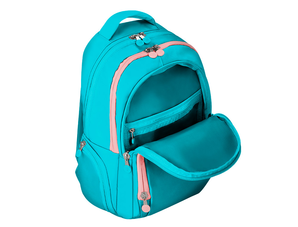 MOCHILA ANTARTIK FUSION FLEX MULTIBOLSILLO TURQUESA 19L 450X180X300 MM