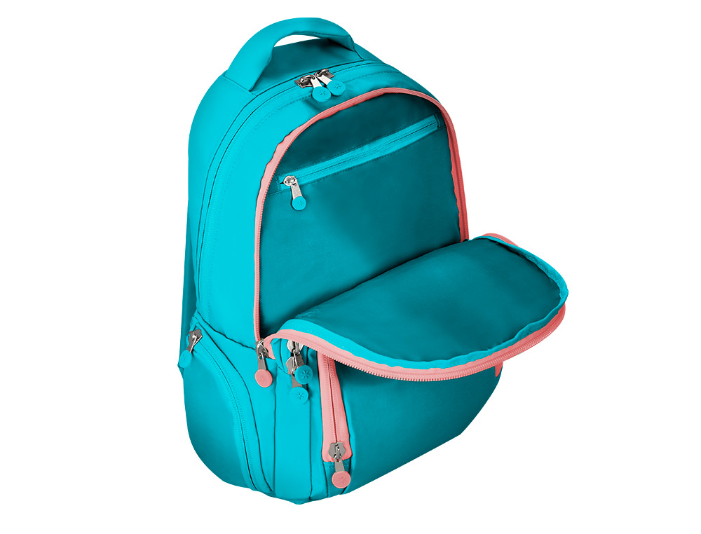 MOCHILA ANTARTIK FUSION FLEX MULTIBOLSILLO TURQUESA 19L 450X180X300 MM