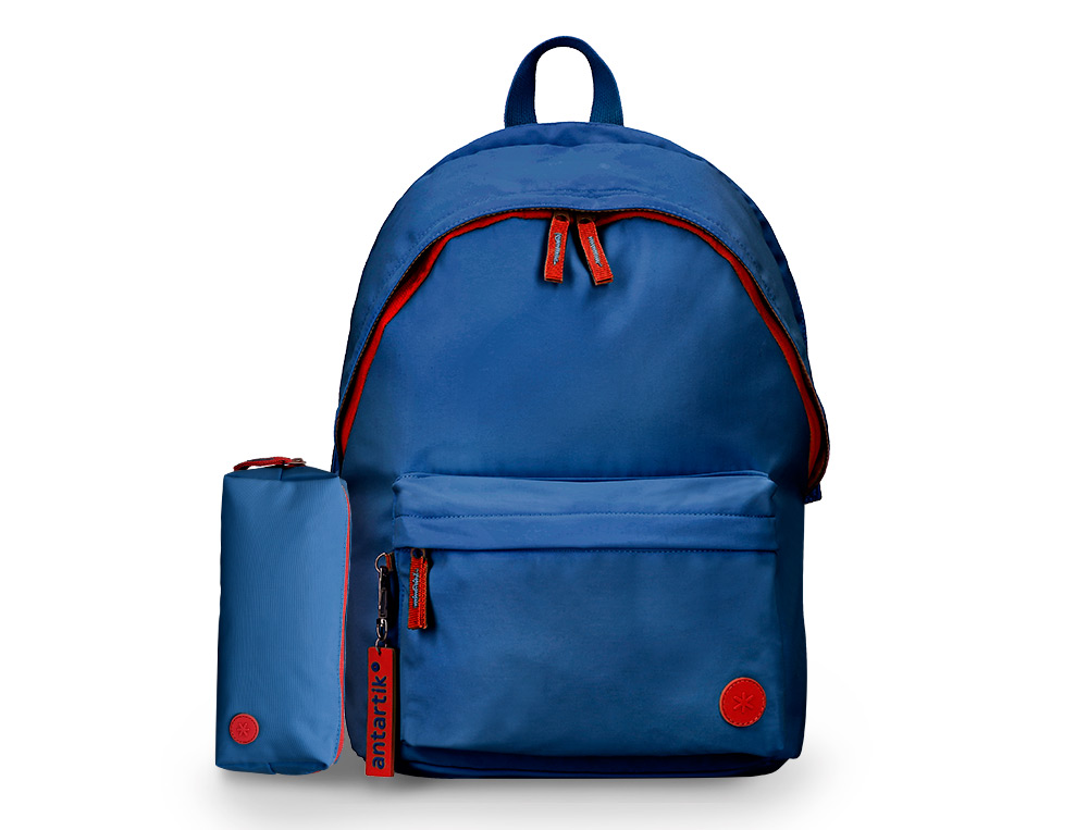 MOCHILA ANTARTIK BASIC PACK CON BOLSILLO PARA PORTATIL AZUL MARINO 20 L 300X160X420 MM