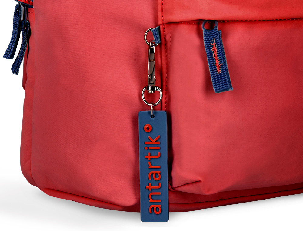 MOCHILA ANTARTIK BASIC PACK CON BOLSILLO PARA PORTATIL ROJA 20 L 300X160X420 MM