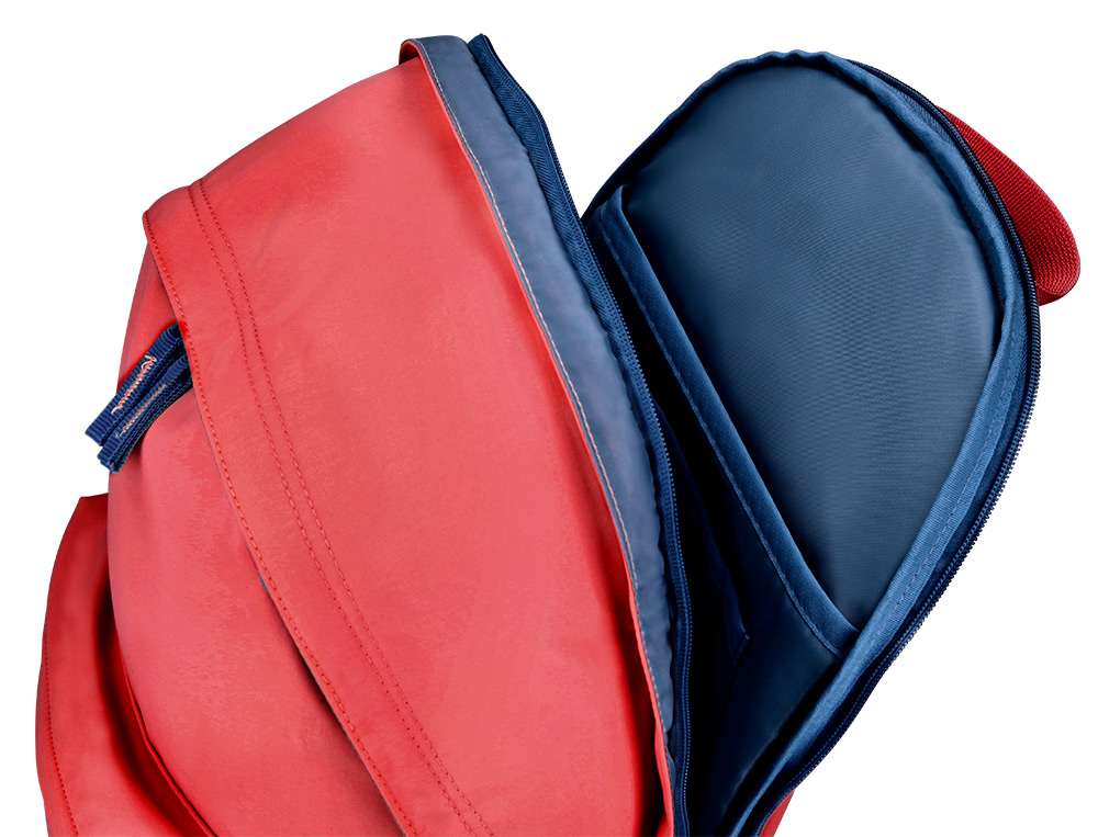 MOCHILA ANTARTIK BASIC PACK CON BOLSILLO PARA PORTATIL ROJA 20 L 300X160X420 MM