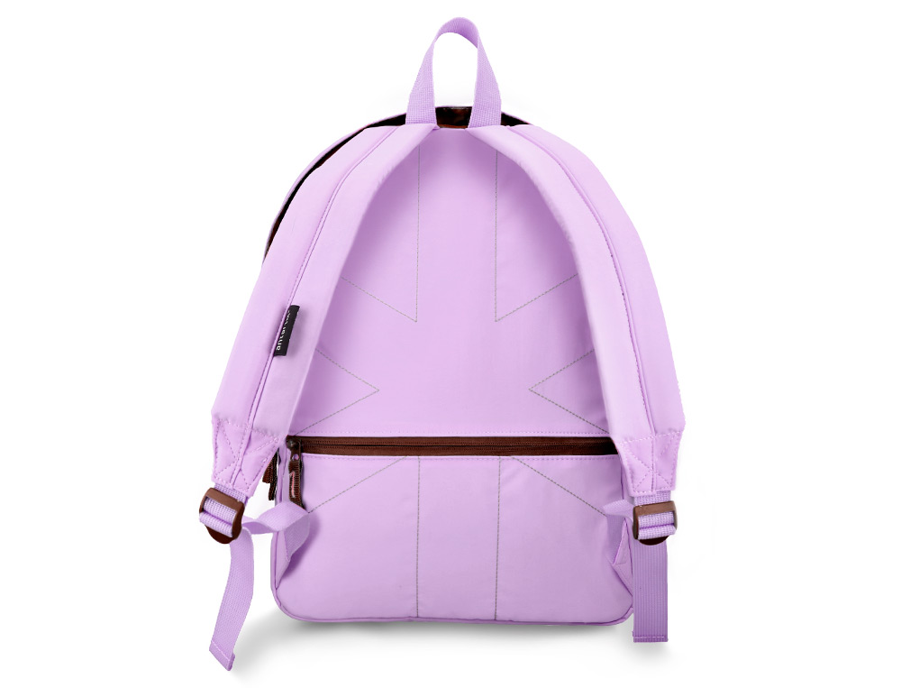 MOCHILA ANTARTIK BASIC PACK CON BOLSILLO PARA PORTATIL MORADO 20 L 300X160X420 MM