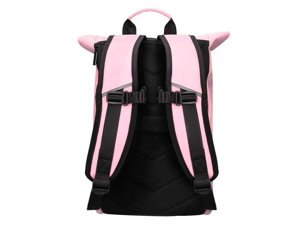 MOCHILA ANTARTIK ROLL PACK WATERPROOF ENROLLABLE GRAN CAPACIDAD ROSA 480X130X280 MM