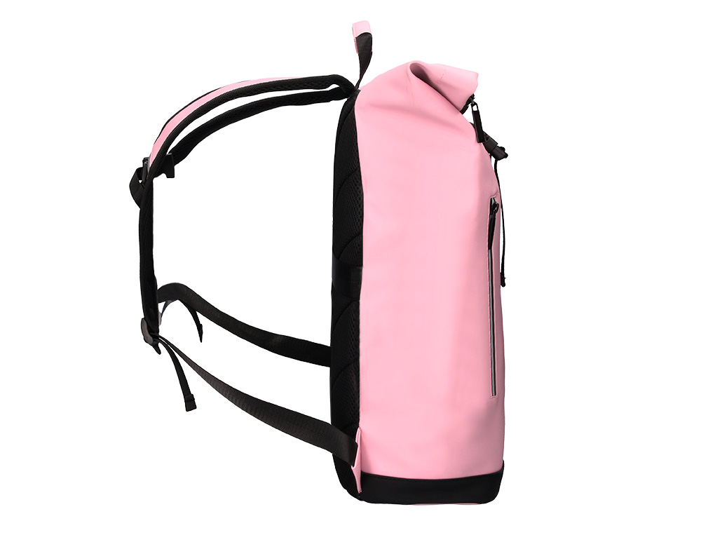 MOCHILA ANTARTIK ROLL PACK WATERPROOF ENROLLABLE GRAN CAPACIDAD ROSA 480X130X280 MM