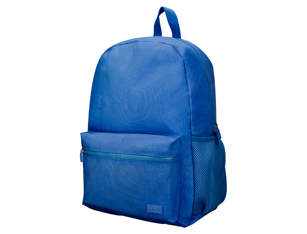 MOCHILA LIDERPAPEL CORE CON COMPARTIMENTO LATERAL ELASTICO AZUL MARINO 15 L 400X125X300 MM