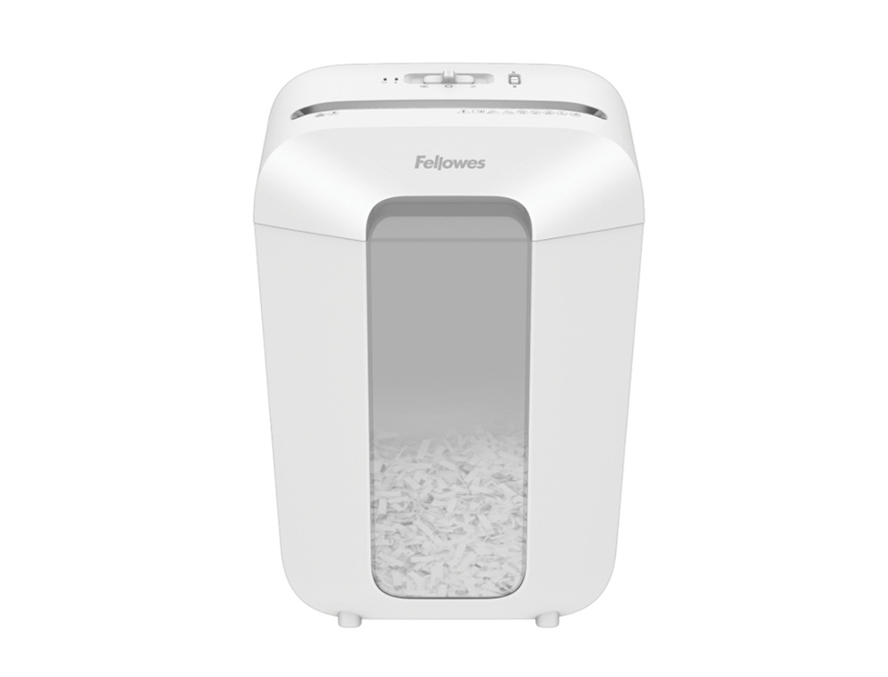 DESTRUCTORA DE DOCUMENTOS FELLOWES LX70 CAPACIDAD 11H SEGURIDAD P4 GRAPAS CLIPS Y TARJETAS PAPELERA 18 L