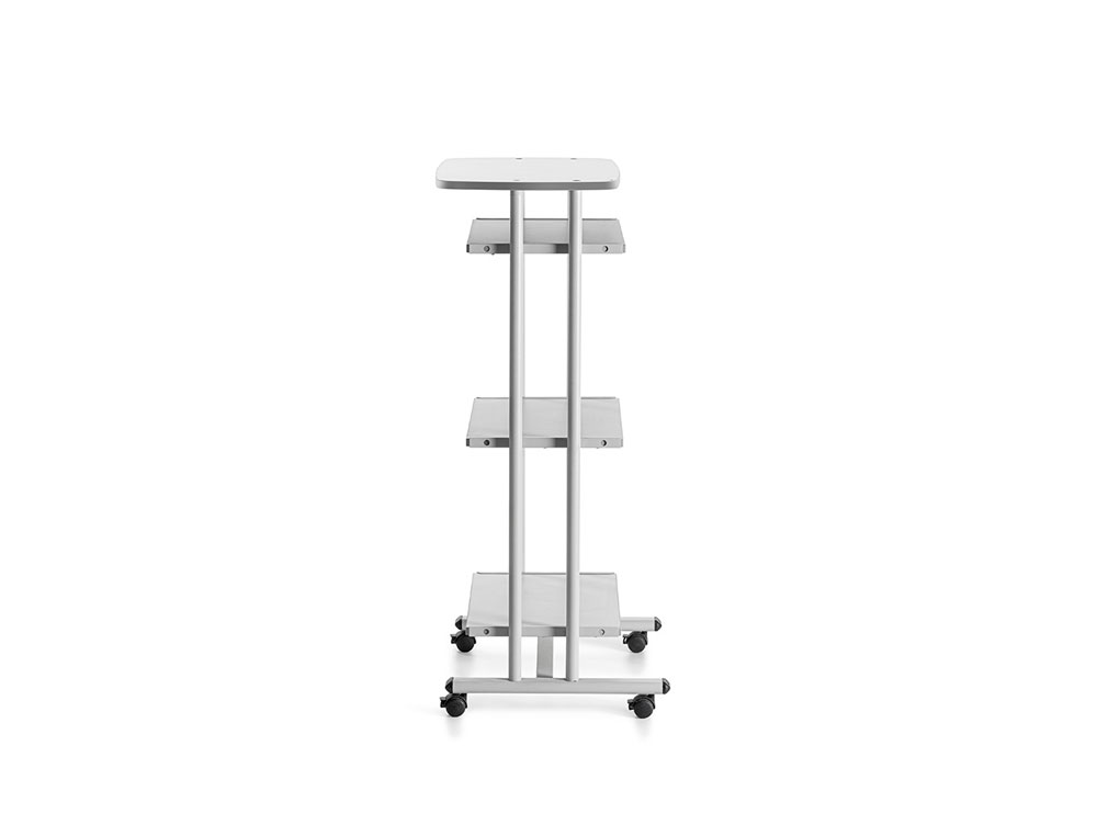 MESA ORDENADOR ROCADA RD-5220 ESTRUCTURA METALICA BANDEJAS REGULABLES EN ALTURA CON TECLADO EXTRAIBLE