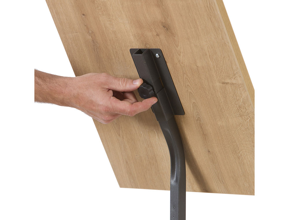 EXPOSITOR ROCADA DE SUELO SERIE NATURAL MAGNETICO ROTATIVO 360 ALTURA AJUSTABLE DIN A3