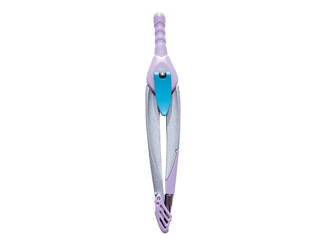 COMPAS LIDERPAPEL LOCK DEVICE CON ADAPTADOR UNIVERSAL Y TUBO DE MINAS COLOR VIOLETA
