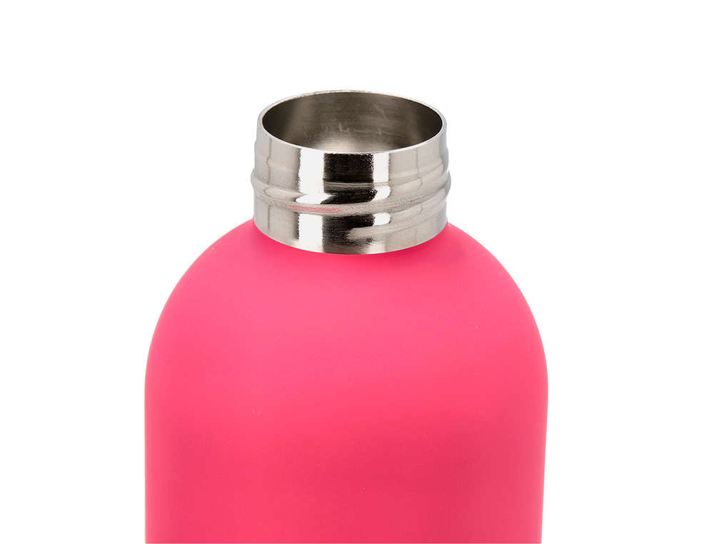 BOTELLA PORTALIQUIDOS ANTARTIK ISOTERMICA ACERO INOXIDABLE LIBRE DE BPA COLOR FUCSIA 500 ML