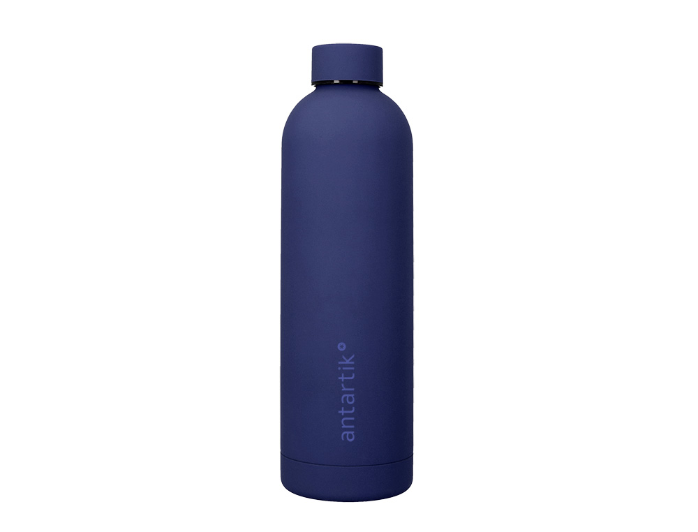 BOTELLA PORTALIQUIDOS ANTARTIK ISOTERMICA ACERO INOXIDABLE LIBRE DE BPA COLOR AZUL 75O ML