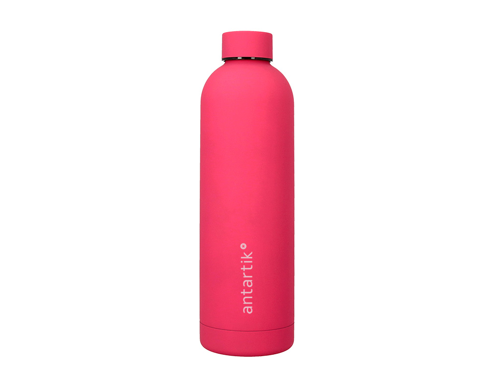 BOTELLA PORTALIQUIDOS ANTARTIK ISOTERMICA ACERO INOXIDABLE LIBRE DE BPA COLOR FUCSIA 750 ML