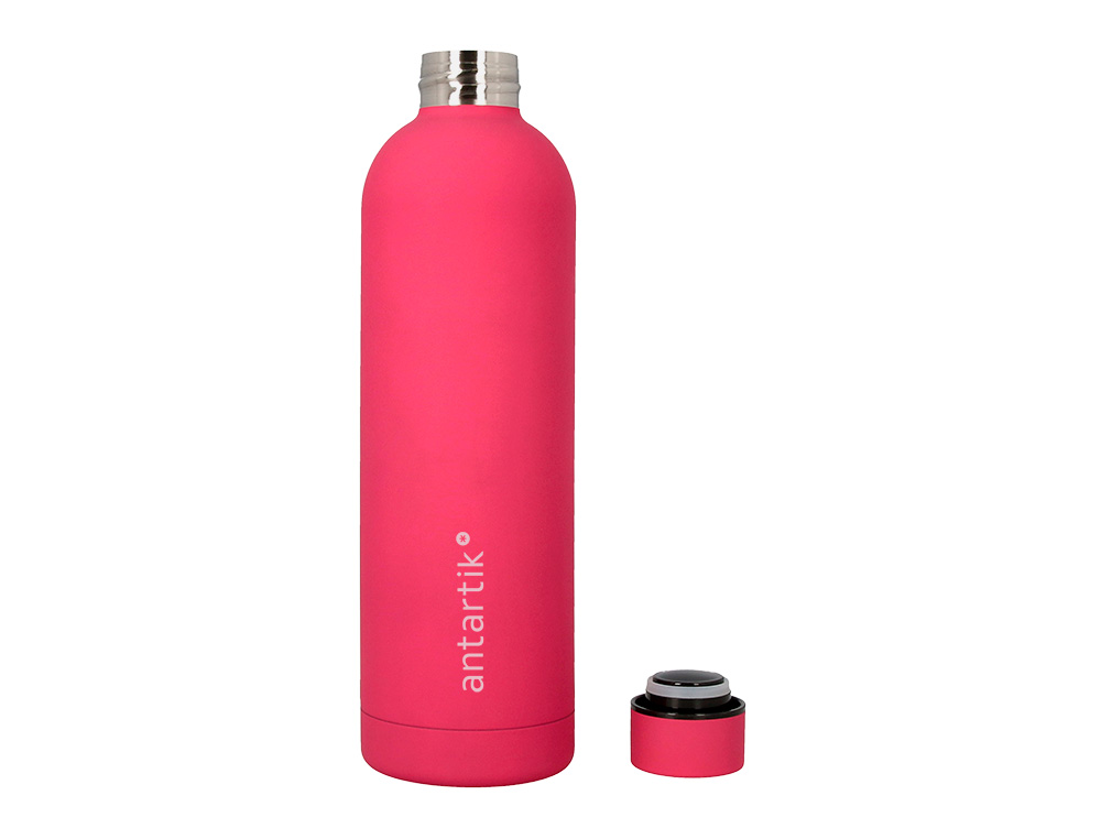 BOTELLA PORTALIQUIDOS ANTARTIK ISOTERMICA ACERO INOXIDABLE LIBRE DE BPA COLOR FUCSIA 750 ML