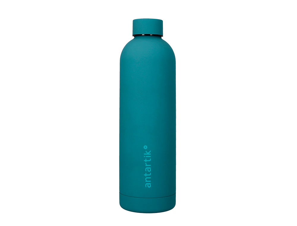 BOTELLA PORTALIQUIDOS ANTARTIK ISOTERMICA ACERO INOXIDABLE LIBRE DE BPA COLOR TURQUESA 750 ML