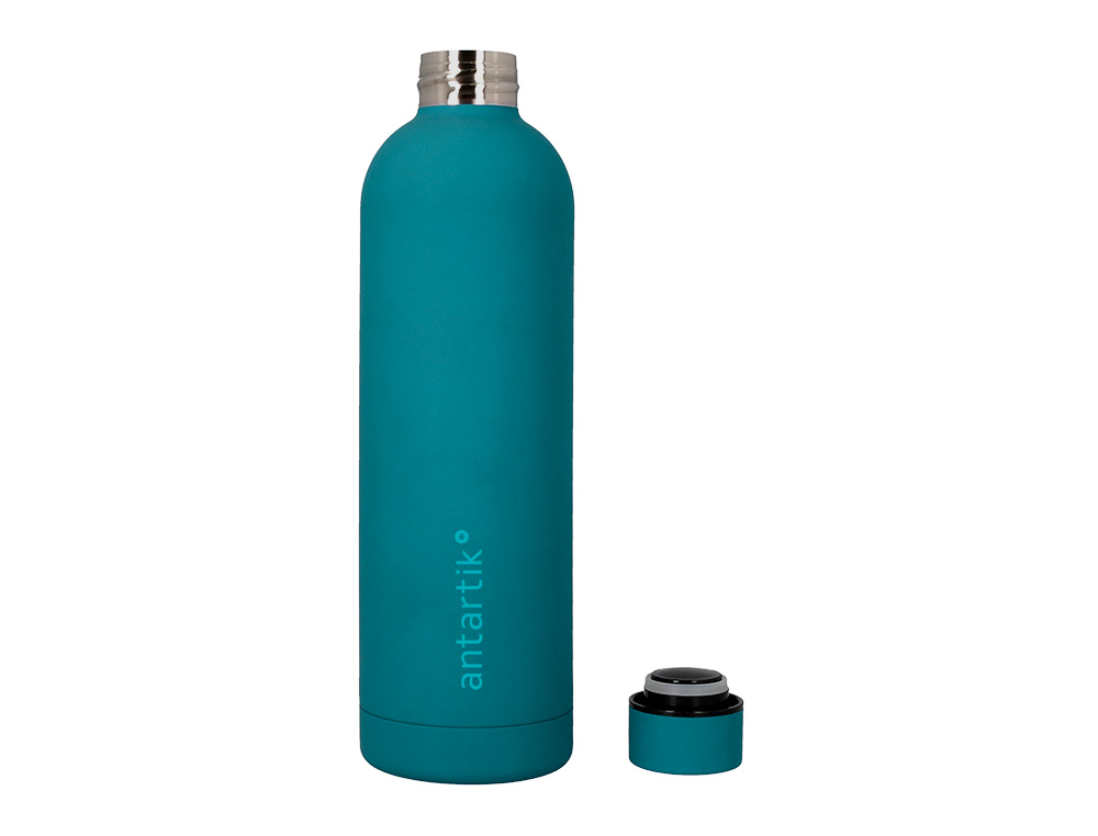 BOTELLA PORTALIQUIDOS ANTARTIK ISOTERMICA ACERO INOXIDABLE LIBRE DE BPA COLOR TURQUESA 750 ML