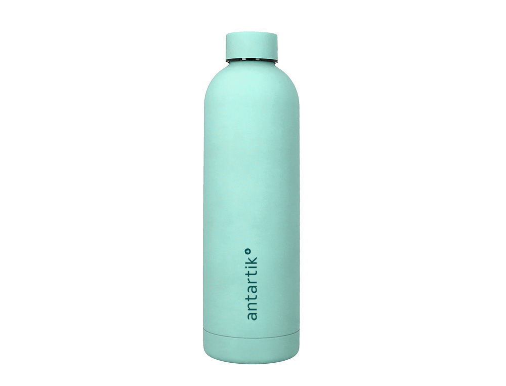 BOTELLA PORTALIQUIDOS ANTARTIK ISOTERMICA ACERO INOXIDABLE LIBRE DE BPA COLOR MENTA 750 ML