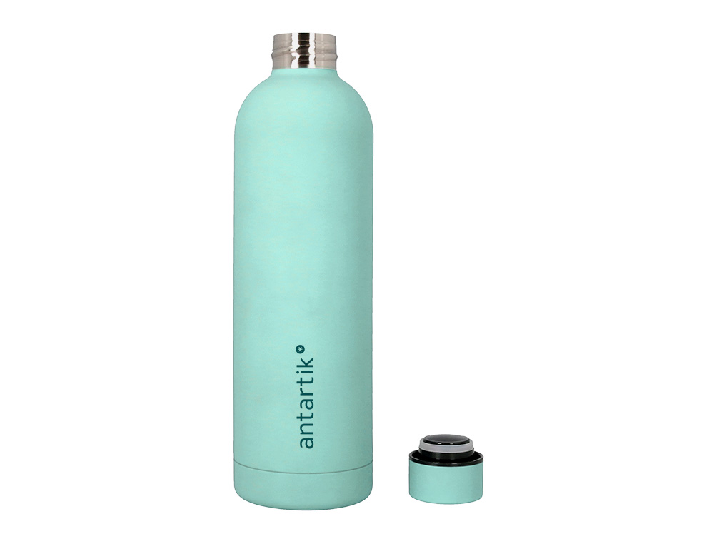 BOTELLA PORTALIQUIDOS ANTARTIK ISOTERMICA ACERO INOXIDABLE LIBRE DE BPA COLOR MENTA 750 ML