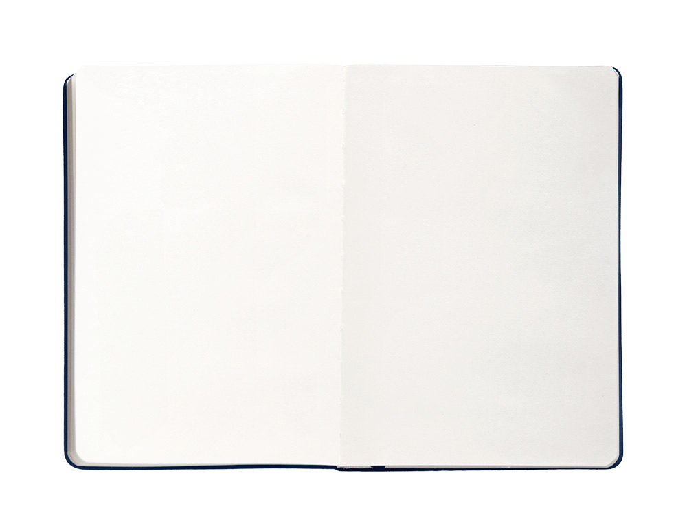 CUADERNO CON GOMILLA ANTARTIK NOTES TAPA DURA A4 HOJAS LISAS AZUL MARINO 100 HOJAS 80 GR FSC