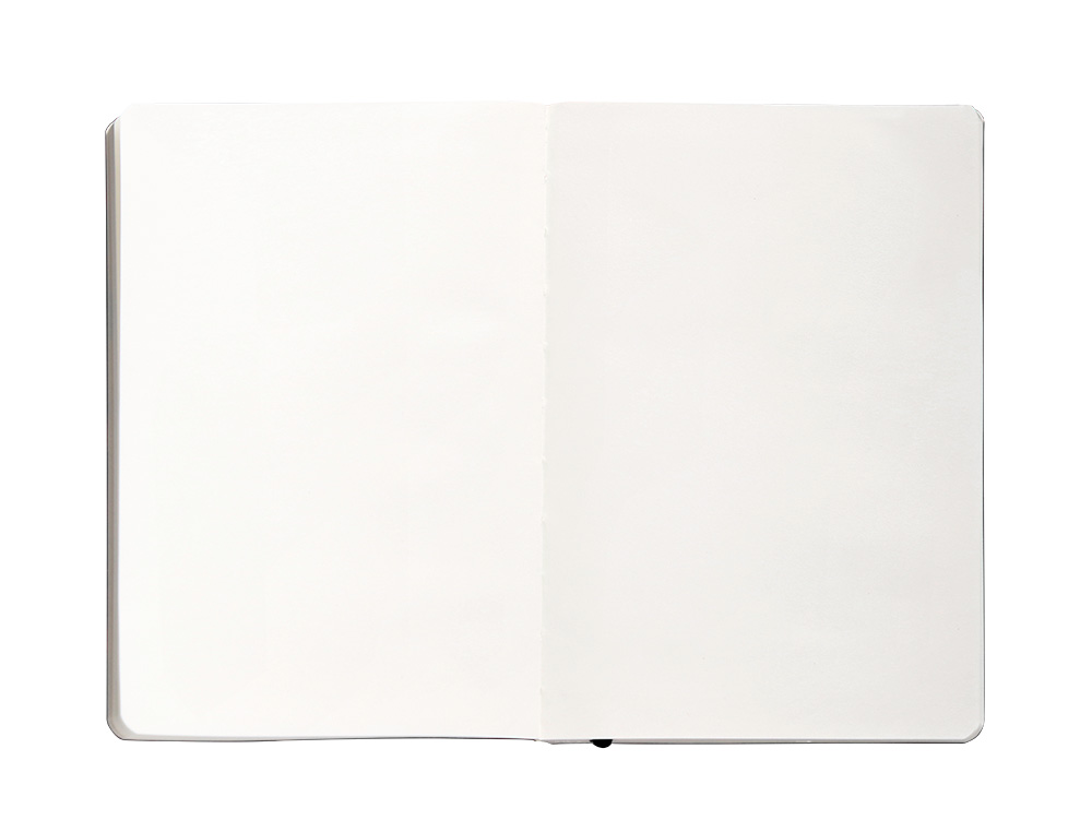 CUADERNO CON GOMILLA ANTARTIK NOTES TAPA BLANDA A5 HOJAS LISAS NEGRO 80 HOJAS 80 GR FSC